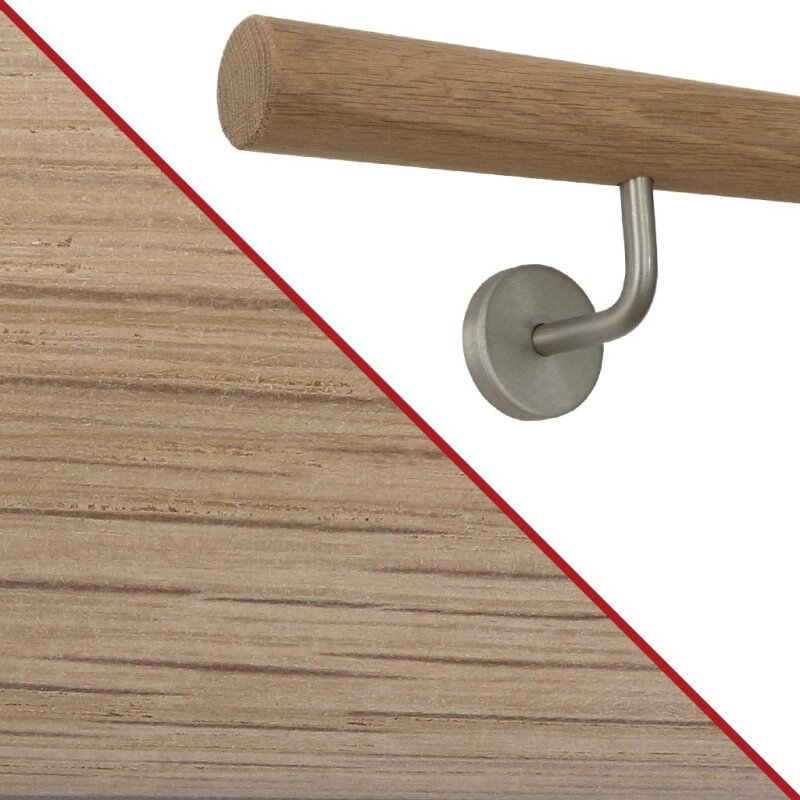 Handlauf Holz Mahagoni Sipo rund lackiert kaufen TIBU