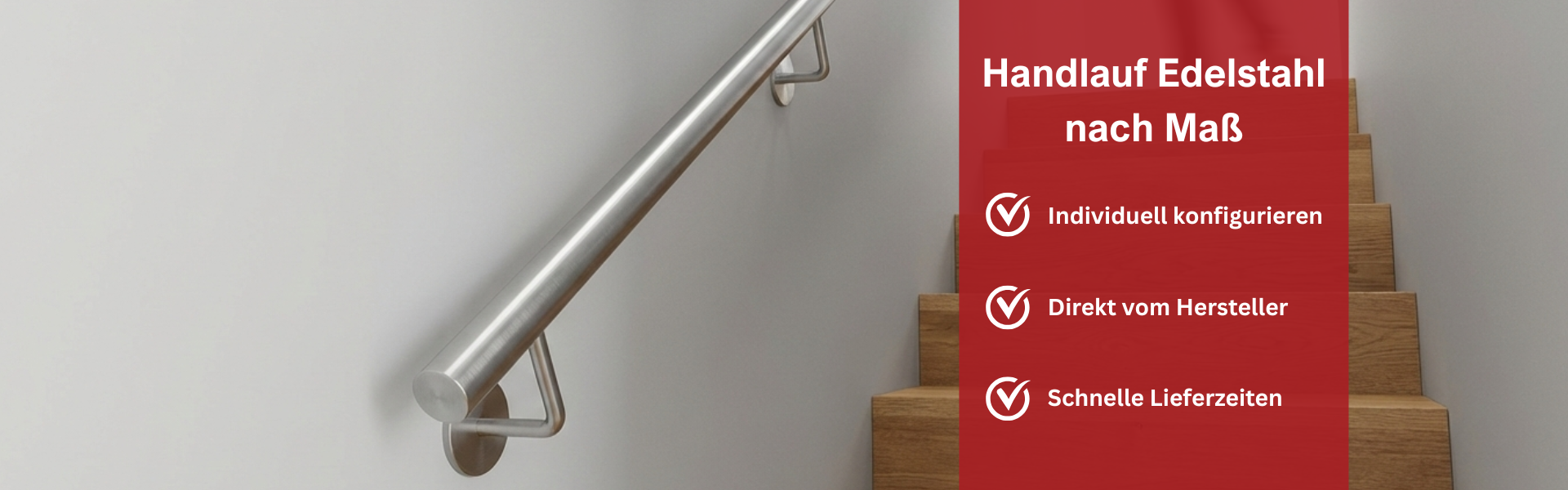 Handlauf Edelstahl nach Maß