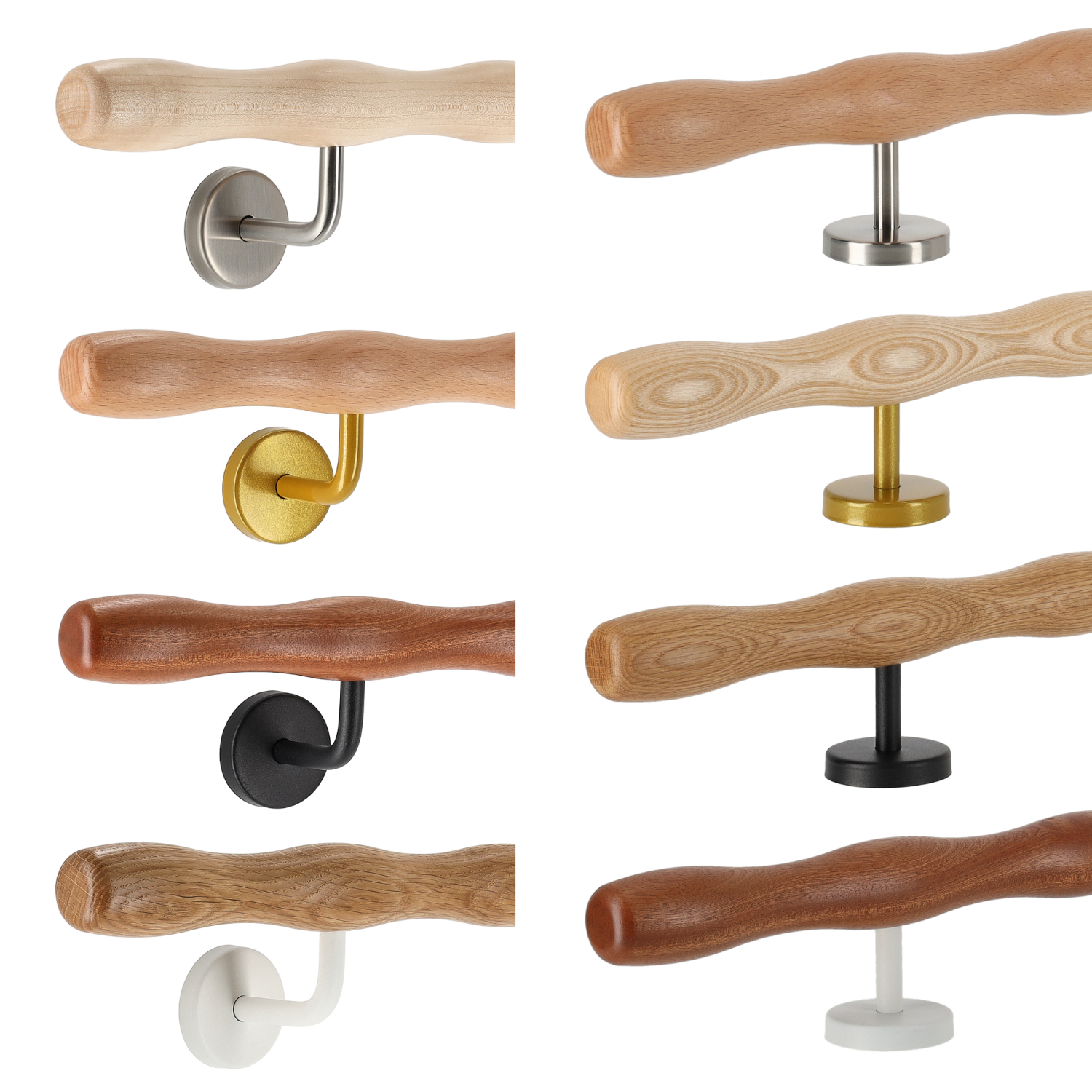 Handlauf Holz wellenförmig relax 