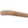 Buche Holz Handlauf unbehandelt Ø 42 mm mit Holzenden ohne Halter, Länge 50 cm und Holzkrümmling