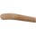 Buche Holz Handlauf unbehandelt Ø 42 mm mit Holzenden ohne Halter, Länge 160 cm und Holzkrümmling