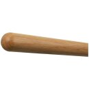 Eiche Handlauf Holz lackiert &Oslash; 42 mm mit Holzenden ohne Handlaufhalter