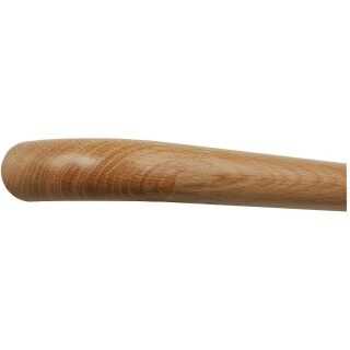 Eiche Holz Handlauf lackiert Ø 42 mm mit Holzenden ohne Handlaufhalter, Länge 200 cm und Holzkrümmling