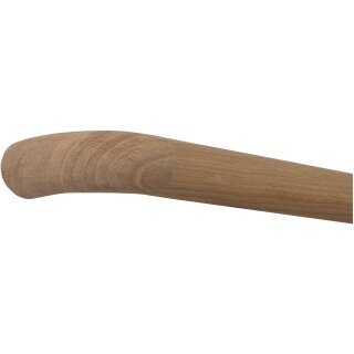 Eiche Holz Handlauf unbehandelt Ø 42 mm mit Holzenden ohne Halter, Länge 170 cm und Holzkrümmling