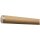 Esche Holz Handlauf Ø 42 mm mit Edelstahlenden ohne Handlaufhalter, Länge 30 cm und leicht gewölbte Edelstahlkappe