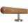 Esche Handlauf Holz &Oslash; 42 mm gerade Edelstahlhalter und Enden