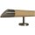 Kiefer Holz Handlauf lackiert &Oslash; 42 mm gerade Edelstahlhalter und Enden