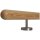 Kiefer Holz Handlauf lackiert &Oslash; 42 mm gerade Edelstahlhalter und Enden