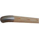 L&auml;rche Handlauf Holz unbehandelt &Oslash; 42 mm mit Edelstahlenden ohne Halter