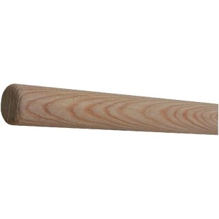 Lärche unbehandelt Handlauf Geländer Ø 42 mm mit Holzenden ohne Halter, Länge 500 cm und Radius gefräst