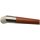 Mahagoni | Sipo Handlauf Holz lackiert &Oslash; 42 mm mit Edelstahlenden ohne Halter