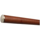 Mahagoni Sipo Handlauf Ø 42 mm mit Edelstahlenden...
