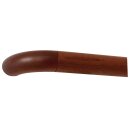 Mahagoni Sipo Handlauf &Oslash; 42 mm mit Holzenden ohne Handlaufhalter, L&auml;nge