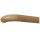 Kiefer Handlauf Holz lackiert &Oslash; 42 mm mit Holzenden ohne Halter