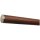 Ami Nussbaum Holz Handlauf Ø 42 mm mit Edelstahlenden ohne Halter, Länge 30 cm und leicht gewölbte Edelstahlkappe