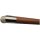 Ami Nussbaum Holz Handlauf Ø 42 mm mit Edelstahlenden ohne Halter, Länge 150 cm und Edelstahl Ecke