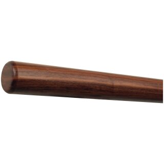Ami Nussbaum Holz Handlauf Ø 42 mm mit Holzenden ohne Handlaufhalter, Länge 360 cm und Radius gefräst