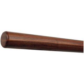 Ami Nussbaum Holz Handlauf Ø 42 mm mit Holzenden ohne Handlaufhalter, Länge 370 cm und Radius gefräst