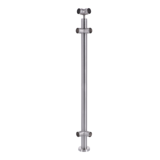 Geländer Edelstahl senkrechte Streben