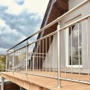 Anfangspfosten & Endpfosten für Geländer mit senkrechten Stäben