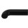 Endstück Bogen Edelstahl Endbogen 42,4 x 2 mm RAL 9005 Schwarz pulverbeschichtet