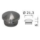 Edelstahl Endkappe Gewölbt 21,3 x 2 mm 20 Stück Handlauf Geländer