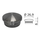 Edelstahl Endkappe Gewölbt 26,9 x 2 mm 20 Stück Handlauf Geländer