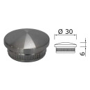 Edelstahl Endkappe Gewölbt 30 x 2 mm 2 Stück Handlauf Geländer