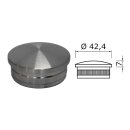 Edelstahl Endkappe Gewölbt 42,4 x 2 mm 50 Stück Handlauf Geländer