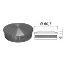 Edelstahl Endkappe Gewölbt 60,3 x 2 mm 2 Stück Handlauf Geländer