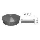 Edelstahl Endkappe Gewölbt 60,3 x 2 mm 50 Stück Handlauf Geländer