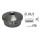 Edelstahl Endkappe Gewölbt 26,9 x 2 mm mit M6 Gewinde 20 Stück Handlauf Geländer