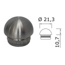 Edelstahl Endkappe Halbrund 21,3 x 2 mm 50 Stück Handlauf Geländer