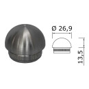 Edelstahl Endkappe Halbrund 26,9 x 2 mm 1 Stück Handlauf Geländer