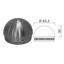 Edelstahl Endkappe Halbrund 60,3 x 2 mm 1 Stück Handlauf Geländer