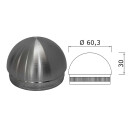Edelstahl Endkappe Halbrund 60,3 x 2 mm 20 Stück Handlauf Geländer