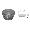 Edelstahl Endkappe Flach 21,3 x 2 mm 1 Stück Handlauf Geländer