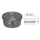 Edelstahl Endkappe Flach 33,7 x 2 mm 1 Stück Handlauf Geländer