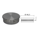 Edelstahl Endkappe Flach 48,3 x 2 mm 1 Stück Handlauf Geländer