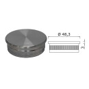 Edelstahl Endkappe Flach 48,3 x 2 mm 10 Stück Handlauf Geländer