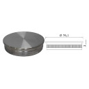 Edelstahl Endkappe Flach 76,1 x 2 mm 50 Stück Handlauf Geländer