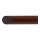 Edelstahl Endstück schräg 42,4 x 2 mm RAL 8017 Nussbaum