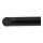 Edelstahl Endstück schräg 42,4 x 2 mm RAL 9005 schwarz pulverbeschichtet
