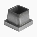 Edelstahl Stopfen Kappe quadratisch Endkappe 25 x 25 x 2 mm 10 Stück