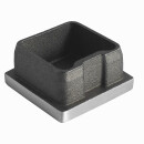 Edelstahl Stopfen Kappe quadratisch Endkappe 30 x 30 x 2 mm 20 Stück