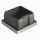 Edelstahl Stopfen Kappe quadratisch Endkappe 30 x 30 x 2 mm 50 Stück