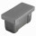 Edelstahl Stopfen Kappe quadratisch Endkappe 40 x 20 x 2 mm 10 Stück