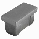 Edelstahl Stopfen Kappe quadratisch Endkappe 40 x 20 x 2 mm 20 Stück