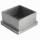 Edelstahl Stopfen Kappe quadratisch Endkappe 40 x 40 x 2 mm 10 Stück