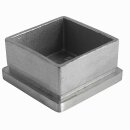 Edelstahl Stopfen Kappe quadratisch Endkappe 40 x 40 x 2 mm 50 Stück